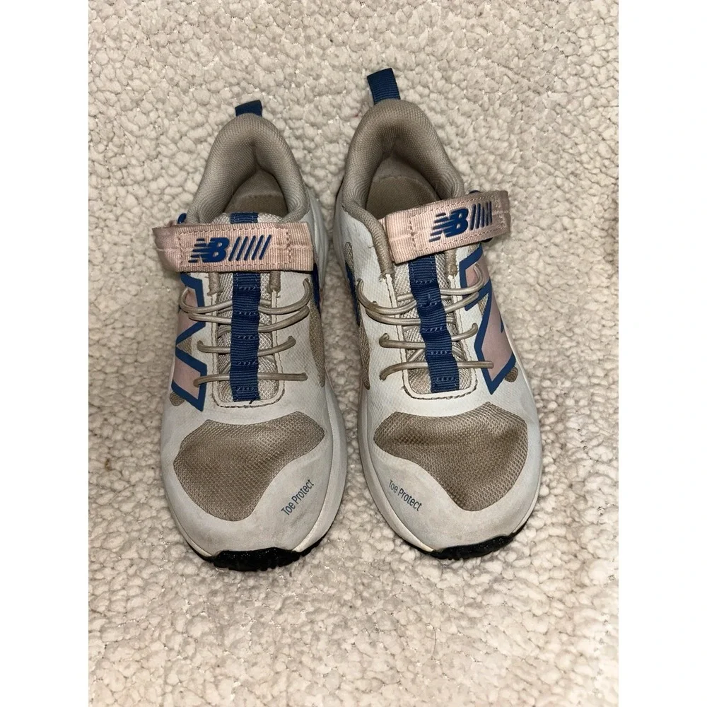 New Balance Play V1 Hook & Loop - Grey/Pink/Blue/Blk - Sz 13 Pre-owned